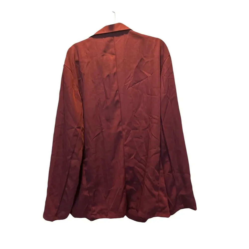 Adult Authentic Ron Burgundy Anchorman Costume No Pants Cosplay Wig Tie Mustache